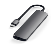 Satechi Aluminium Adapter Slim (USB-C, 4K HDMI, 2x USB-A)(space gr.) ST-CMAM / ICSTCMAM - 1144462 - zdjęcie 2